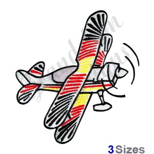 Airplane Biplane  - Machine Embroidery Design, Embroidery Designs, Embroidery, Embroidery Patterns, Embroidery Files, Instant Download