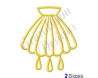 Baptism Shell - Machine Embroidery Design - Etsy