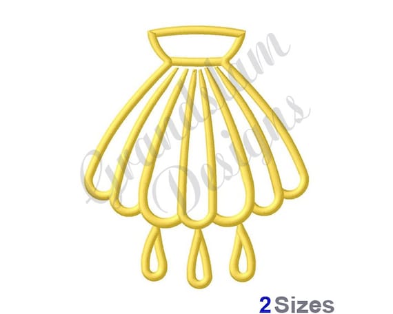Baptism Shell Border Machine Embroidery Design Etsy