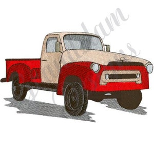 Old Pickup Truck - Machine Embroidery Design