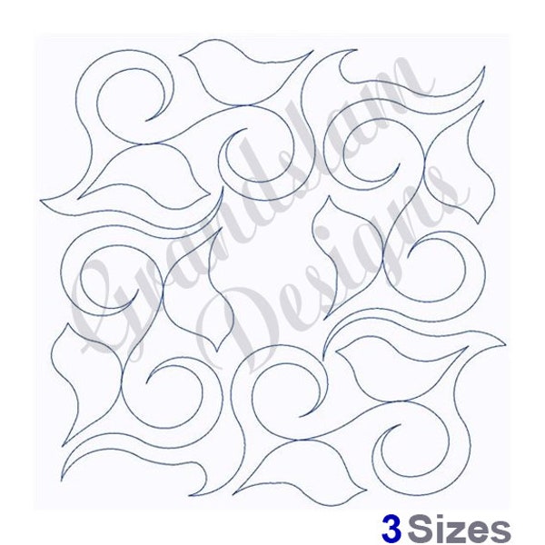 Swirl Of Birds Quilt Block - Machine Embroidery Design, Embroidery Designs, Embroidery Patterns, Embroidery Files, Instant Download