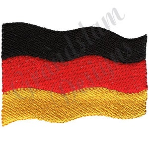 Germany Flag - Machine Embroidery Design