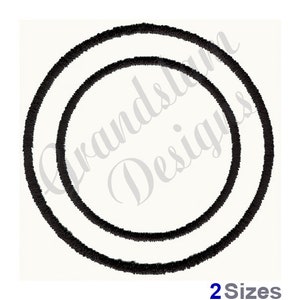 Circles Outline- Machine Embroidery Design