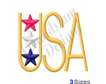 USA - Stickdatei für die Stickmaschine