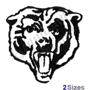 Realistic Bear Outline - Machine Embroidery Design