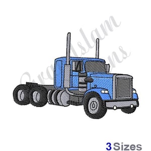 Semi Truck - Machine Embroidery Design, Embroidery Designs, Machine Embroidery, Embroidery Patterns, Embroidery Files, Instant Download