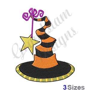 Witch&#39;s Hat - Machine Embroidery Design, Embroidery Designs, Machine Embroidery, Embroidery Patterns, Embroidery Files, Instant Download