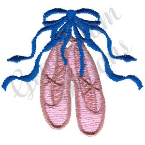 Ballet Slippers - Machine Embroidery Design