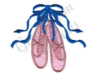 Ballet Slippers - Machine Embroidery Design