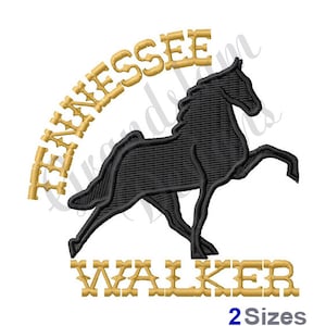 Tennessee Walker Horse Silhouette Machine Embroidery Design, Embroidery Designs, Embroidery Patterns, Embroidery Files, Instant Download