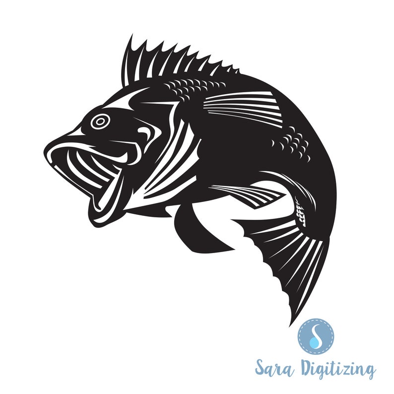Free Free 205 Jumping Bass Fish Svg SVG PNG EPS DXF File