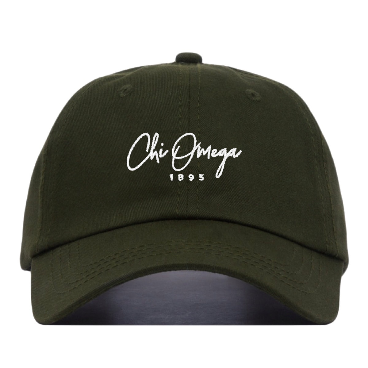 Chi Omega Signature Baseball Hat 