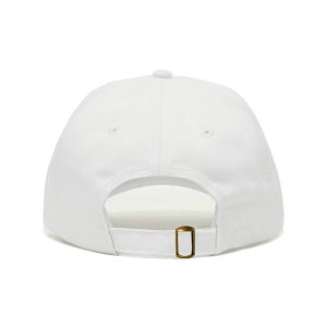 Delta Phi Epsilon Sorority Baseball Cap - Light Brown Corduroy, Embroidered Logo, Adjustable - View #13