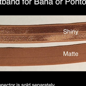 Pecan Brown choose DIY or softband Connector for Baha Ponto Adhear sold separately image 1