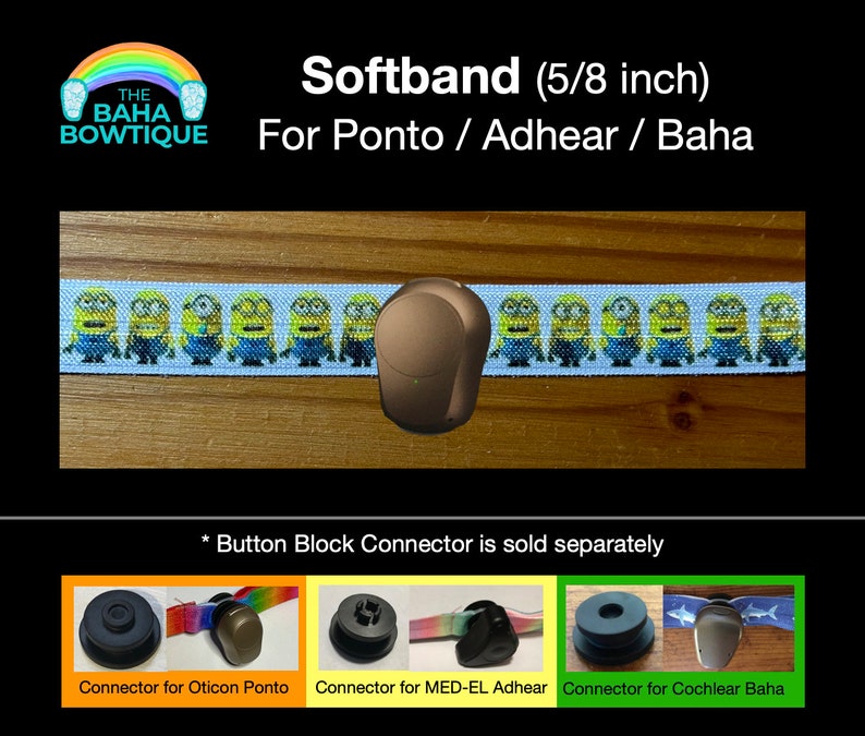 Discontinued Minion choose DIY or softband Connector for Baha Ponto Adhear sold separately image 2