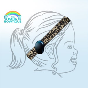 Leopard - choose DIY or softband (Connector for Baha Ponto Adhear sold separately)