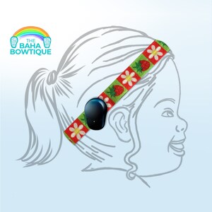 Strawberry - choose DIY or softband (Connector sold separately) compatible with Baha, Ponto, or AdHear