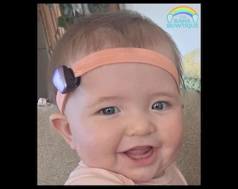 Coral Peach Softband for Baha/Ponto/AdHear (DIY or Assembled) Hearing Device Connectors sold separately