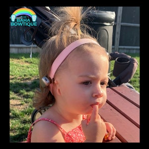 Light Pink - choose DIY or softband (Connector sold separately) compatible with Baha, Ponto, or AdHear