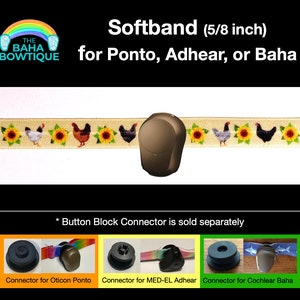 Chickens and Sunflowers choose DIY or softband Connector for Baha Ponto Adhear sold separately image 2