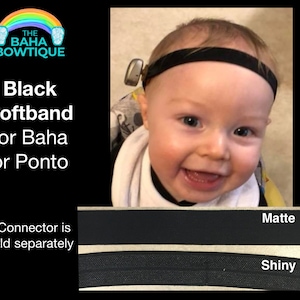 Black choose DIY or softband Connector for Baha Ponto Adhear sold separately image 2