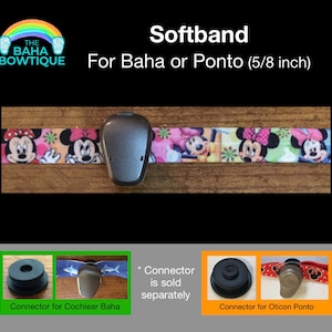 Discontinued Mouse choose DIY or softband Connector for Baha Ponto Adhear sold separately image 2