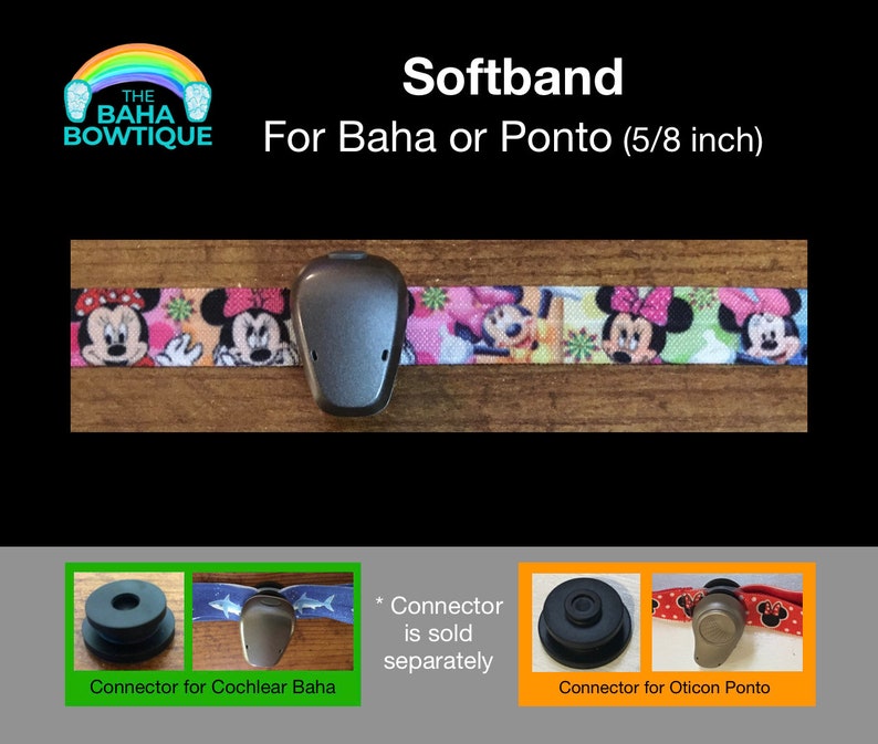 Discontinued Mouse choose DIY or softband Connector for Baha Ponto Adhear sold separately image 2