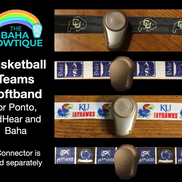 Discontinued - Basketball Team Softband for Baha Ponto Adhear (Connector sold separately)