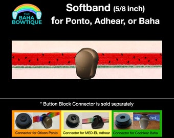 Watermelon - choose DIY or softband (Connector for Baha Ponto Adhear sold separately)