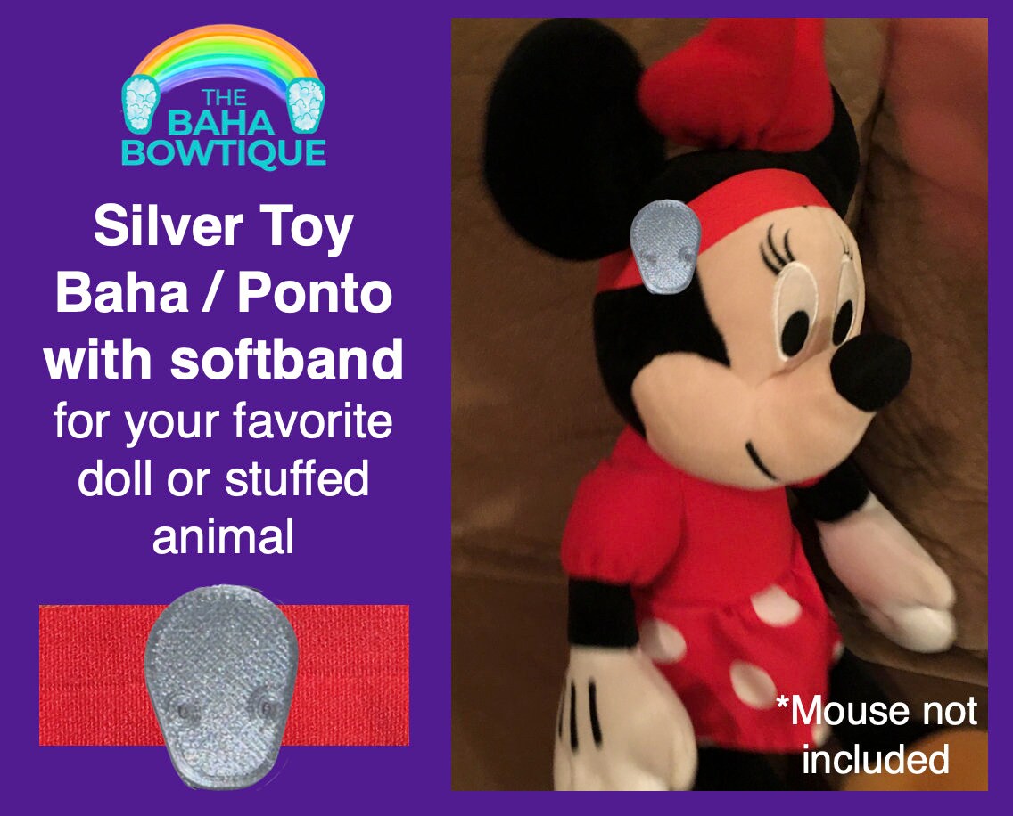 Silver TOY Baha Ponto Hearing Aid & Softband for Doll or Elf doll Not  Included -  Denmark