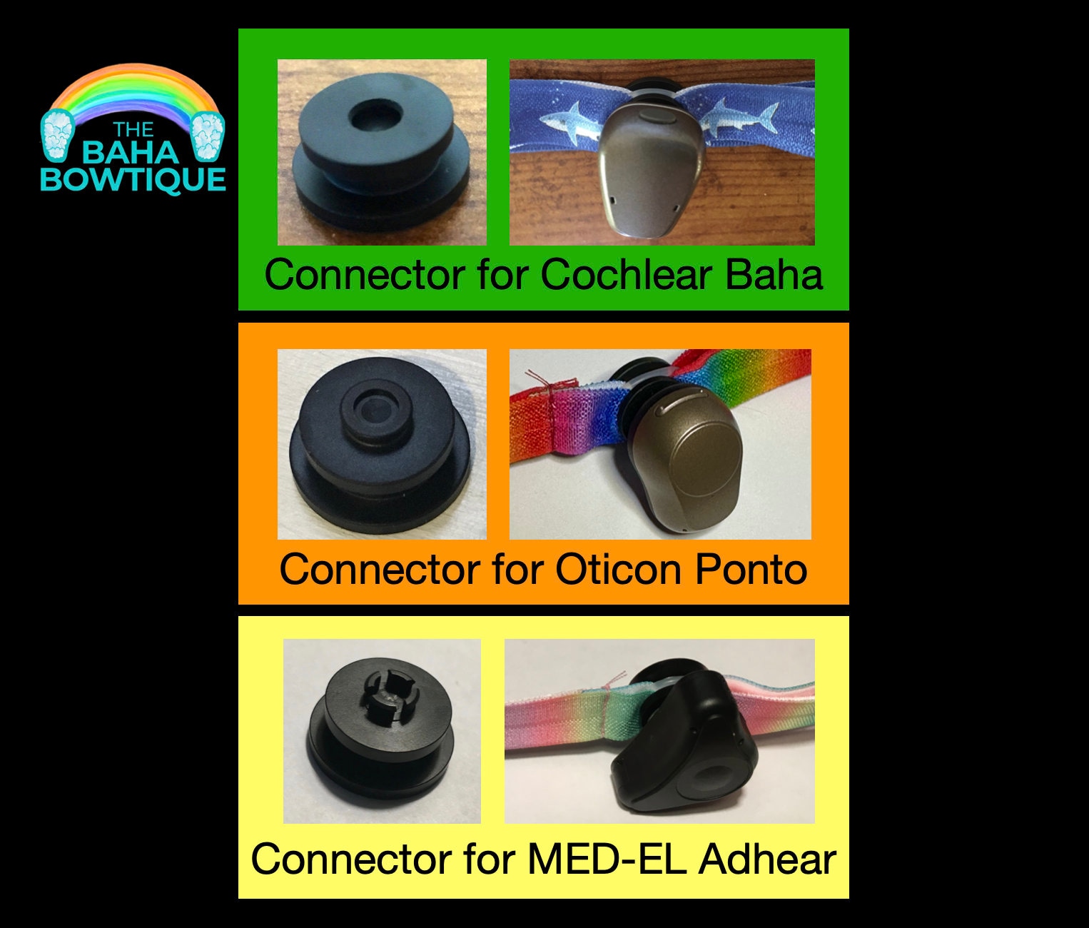 Hearing Device Connector for Custom Softband sold Separately - Etsy