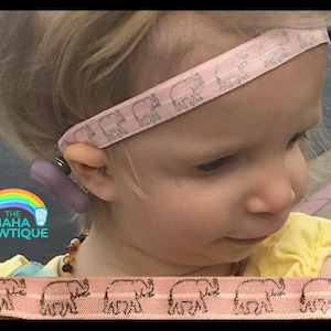 Elephant Pink - choose DIY or softband (Connector sold separately) compatible with Baha, Ponto, or AdHear