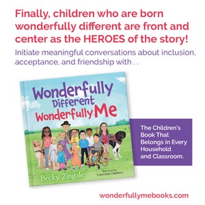 Hardcover Book: Wonderfully Different, Wonderfully Me written by Becky Zingale image 7