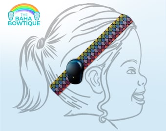 Rainbow Mermaid Scales - choose DIY or softband (Connector for Baha Ponto Adhear sold separately)