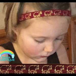 Elephant Wine Red - choose DIY or softband (Connector sold separately) compatible with Baha, Ponto, or AdHear