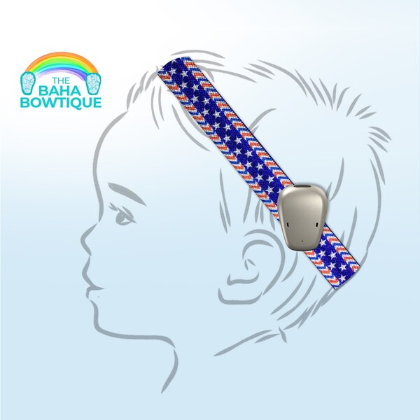 Stars and Stripes - DIY or Softband for Baha Ponto Adhear (Connector sold separately)