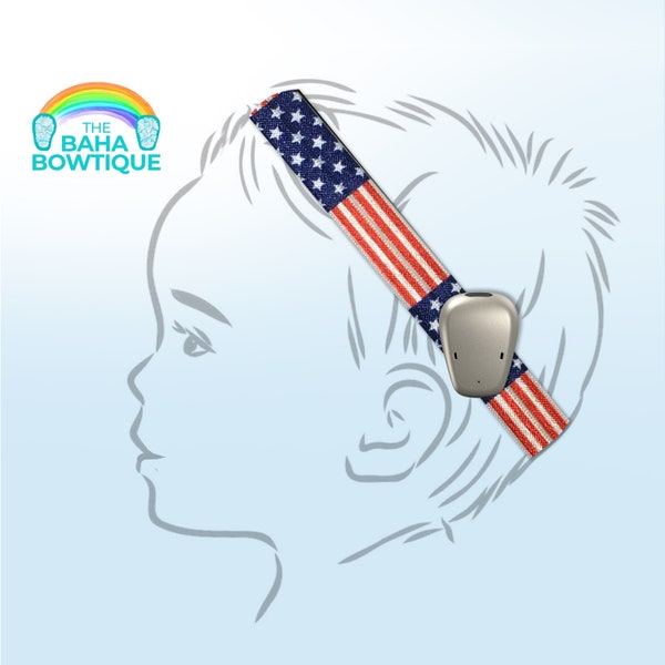 USA Flag - choose DIY or softband (Connector for Baha Ponto Adhear sold separately)