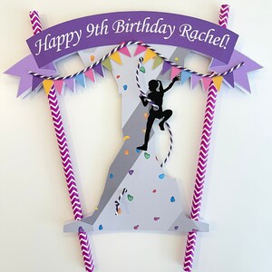 Indoor Climbing Cake Topper/Climbing Cake/Rock Climbing Cake