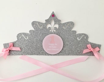 Personalised Princess Birthday Tiara/ Princess Birthday/ Princess Party/ Princess Tiara