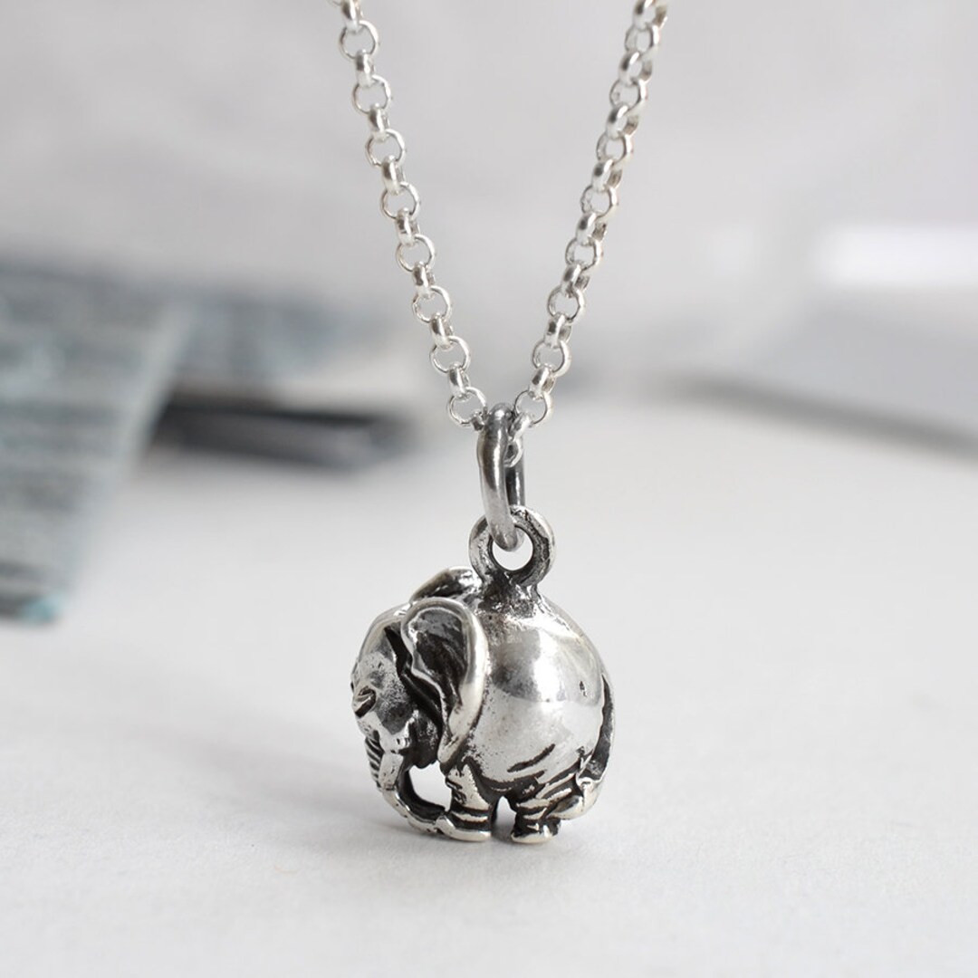 Forever 21 elephant necklace hot sale