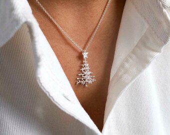 ★SENTIMENTS★ NO.476 [SILVER] STAR TREE NECKLACE MUSINSA | SENTIMENTS NO.476 [SILVER] STAR TREE NECKLACE