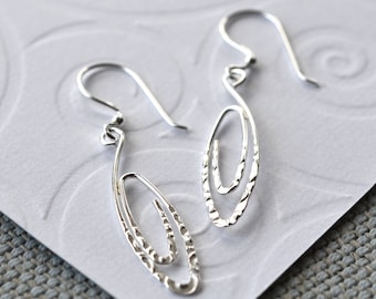 Boucles d’oreilles Sterling Silver Urban Spiral Dangly