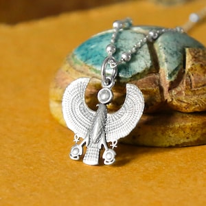Sterling Silver Egyptian Horus Necklace