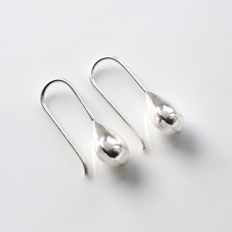 Sterling Silver April Shower Drop Earrings Etsy