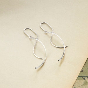 Sterling Silver Falling Threader Earrings