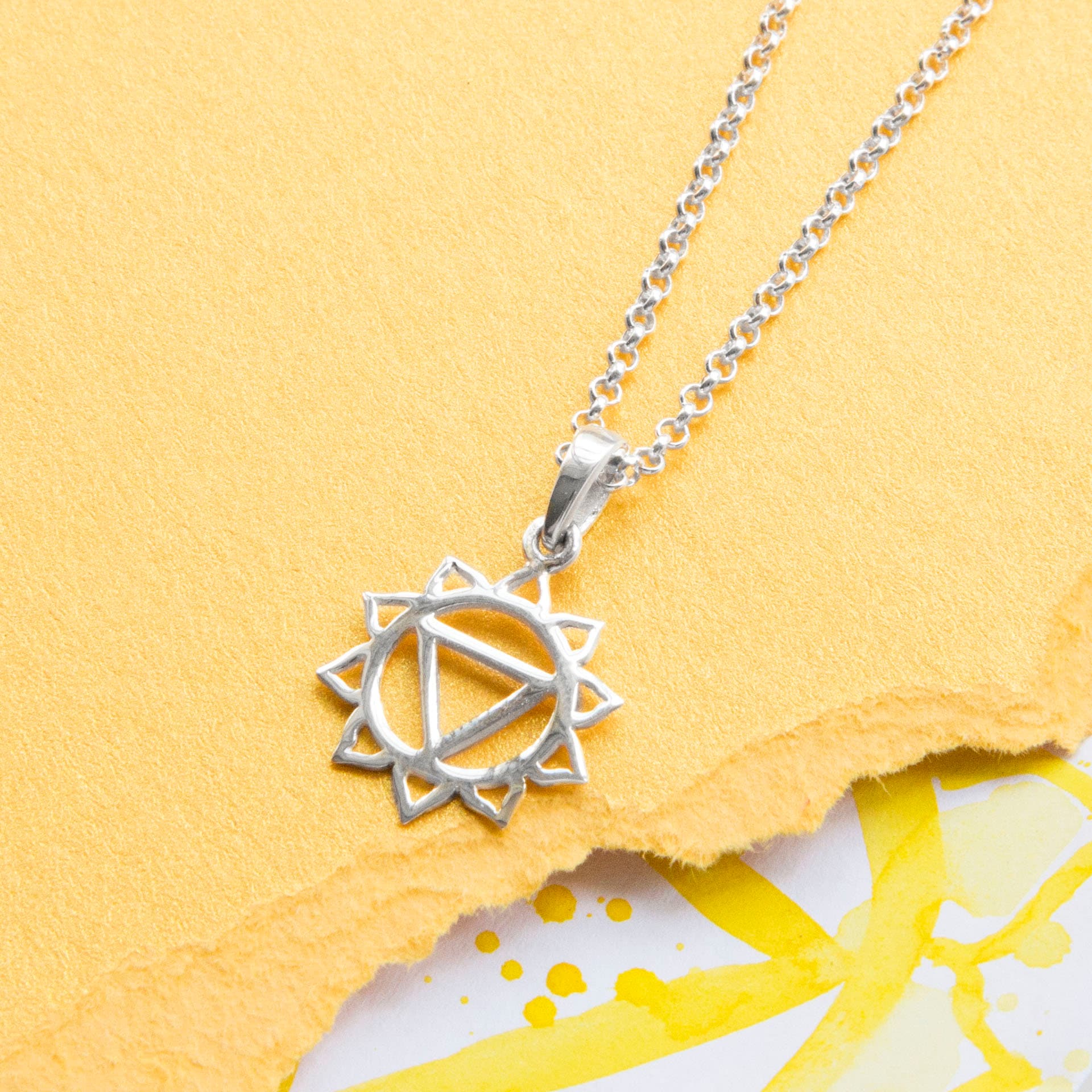 Sterling Silver Solar Plexus Chakra 