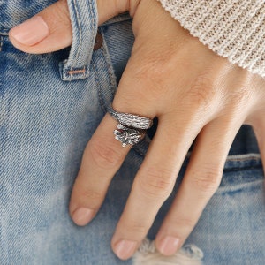 Sterling Silber Fuchs Ring
