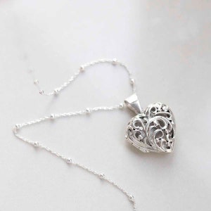 Sterling Silver Fleur De Lis Locket
