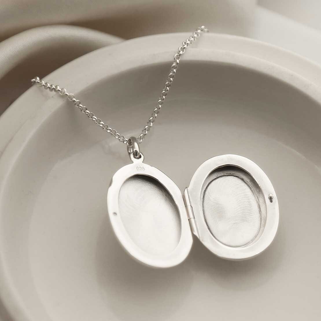 55Carat Genuine Lemon Quartz Pendant - 925 Sterling Silver Oval Locket For Women, Daily Wear Gift - View #4
