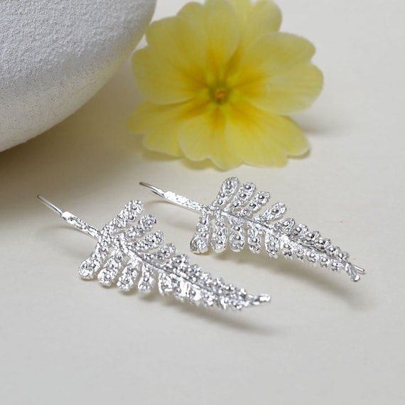 Fern drop earrings discount